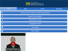 Tablet Screenshot of matthewkoneckypa.com